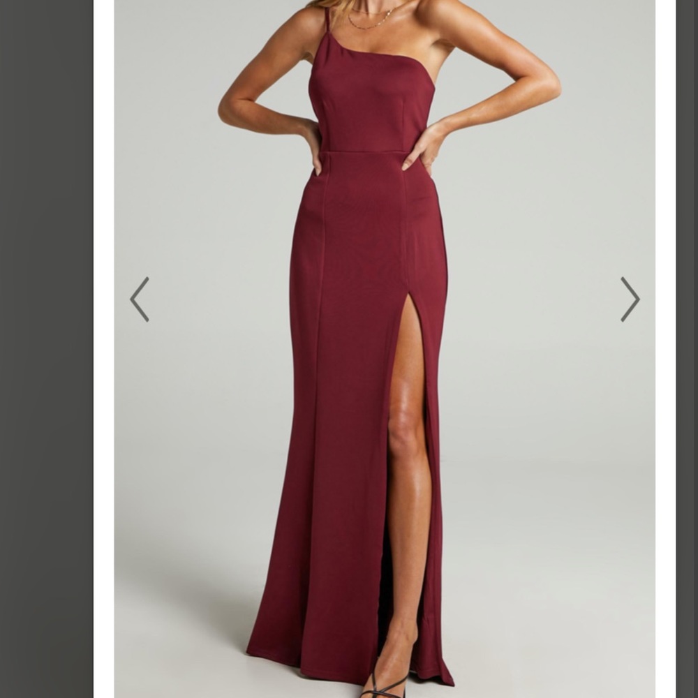 one shoulder formal dress